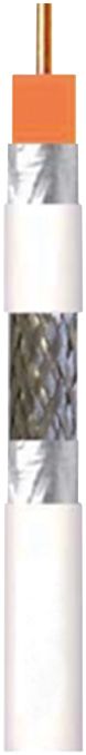 Koaxialkabel 75Ohm ws Eca SP250 Ø6,7mm Folie + Geflecht