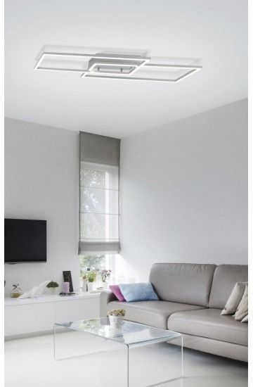 LED-Deckenanbauleuchte INIGO 35W 3000K 1750lm gr Konv IP20 836x242x68mm