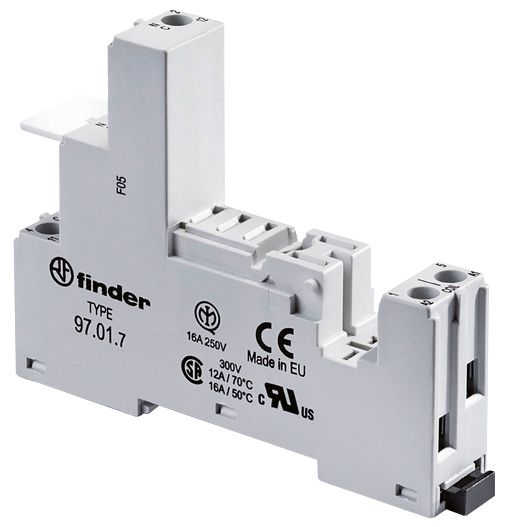 Relaissockel Schraub TS35 Ergänz.mögl Hutschiene TH35 15,8x82,9x64,9mm
