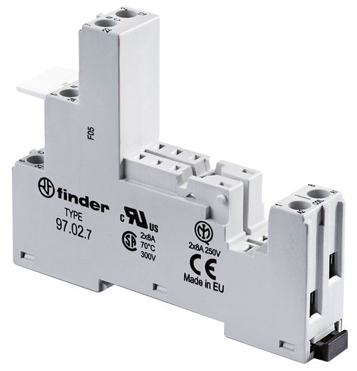 Relaissockel Schraub TS35 Ergänz.mögl Hutschiene TH35 15,8x82,9x64,9mm