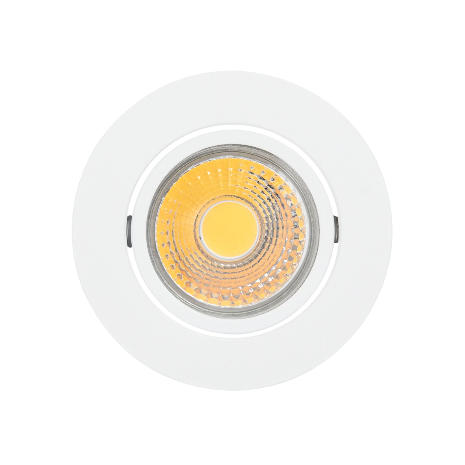 LED-Einbaustrahler 8W 3000K 900lm Konv ws mt 1LED Alu IP40 RF:hochglänzend