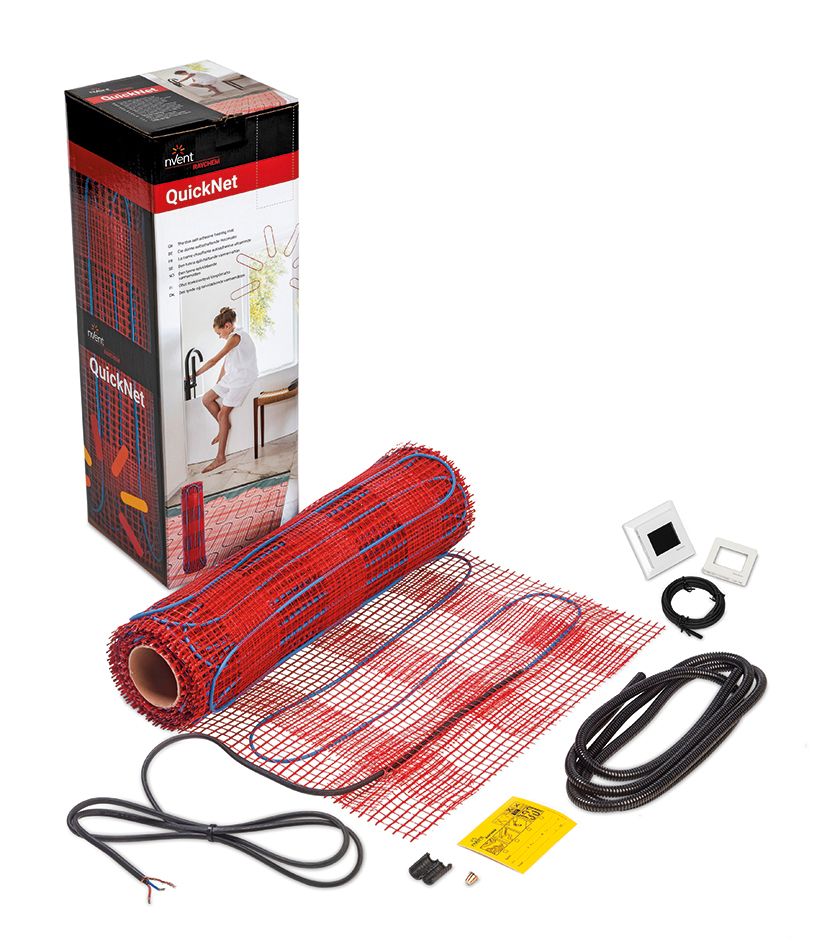 Heizkabel 160W/qm 720W 4,5qm 1Kaltl 230V Mit Trägermatte 9000x500x3mm