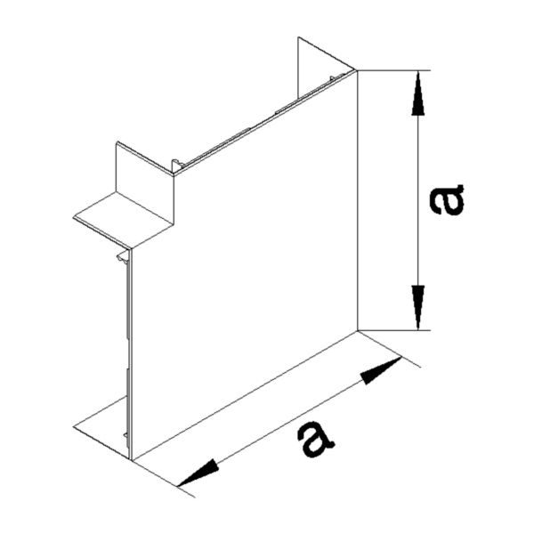 Flachwinkel GEB-K HFT 68x210mm Kst unbeh ver-ws hfr RAL9016