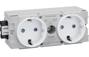 Steckdose 2f ver-ws mt GEB-K IP20