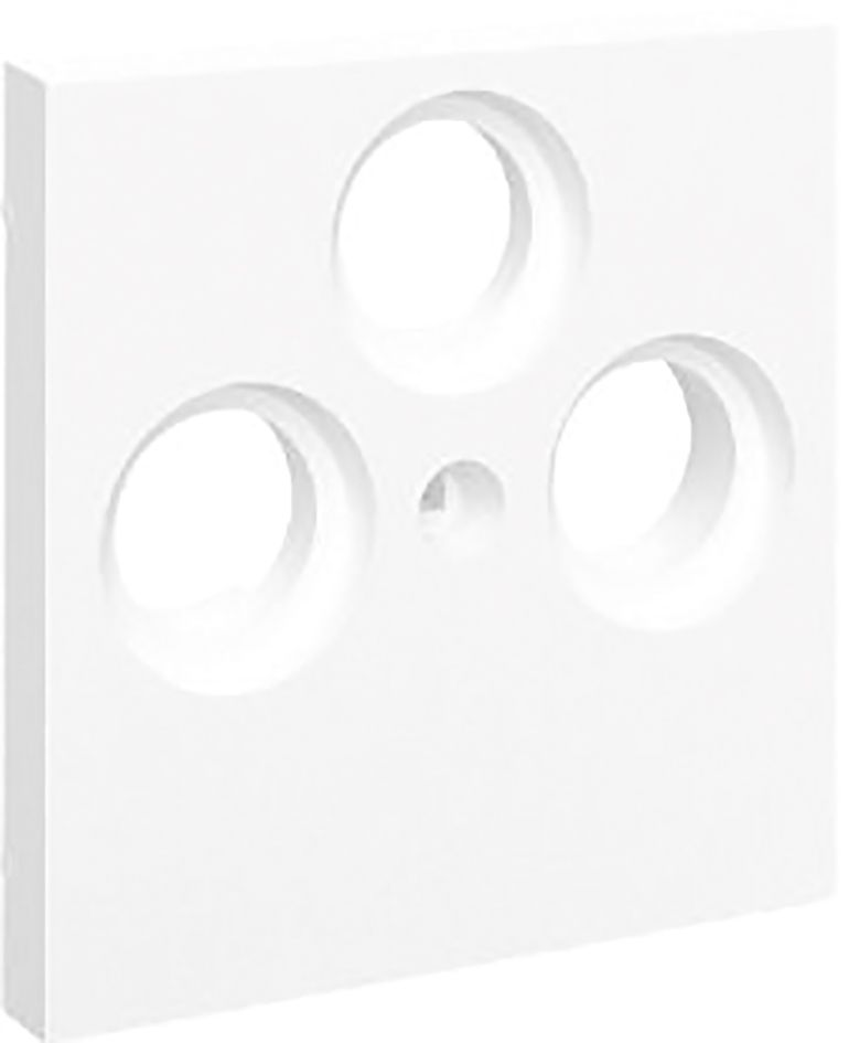 Zentralplatte Sat/TV/Radi ver-ws 3f Schraubbef ohne