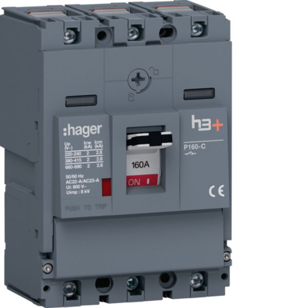 Hauptschalter 160A 3p IP40 Einb Wart/Rep Festeinbau | 8445635