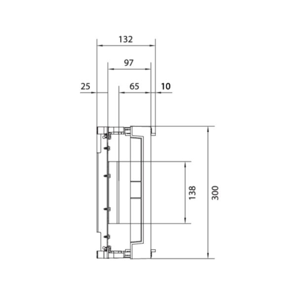 Verteilerbaugruppe LS 250A f.Leistungss f.Lasttrennschalter