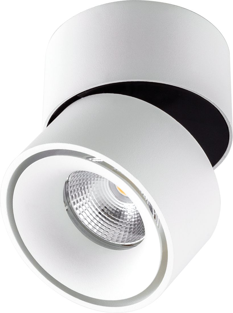 LED-Anbauleuchte 9W 3000K 750lm ws Konv Dimmung Phasenabschnitt IP20 Ø80x84mm