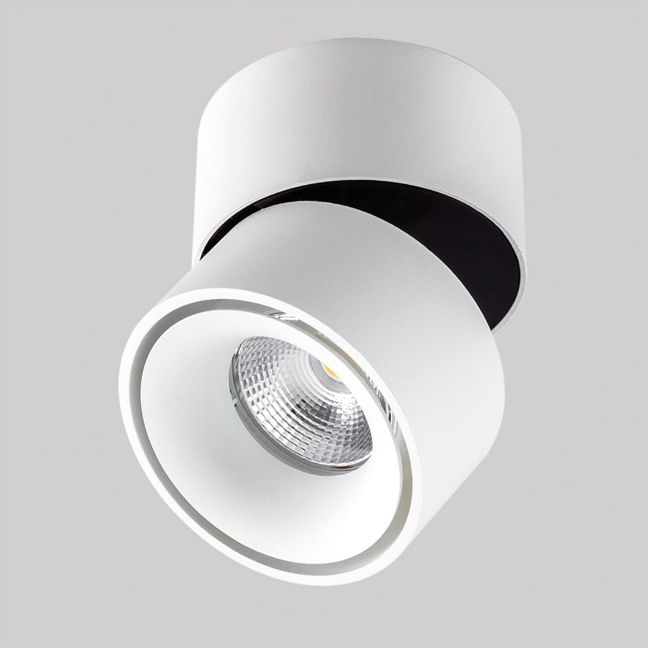 LED-Anbauleuchte 9W 3000K 750lm ws Konv Dimmung Phasenabschnitt IP20 Ø80x84mm