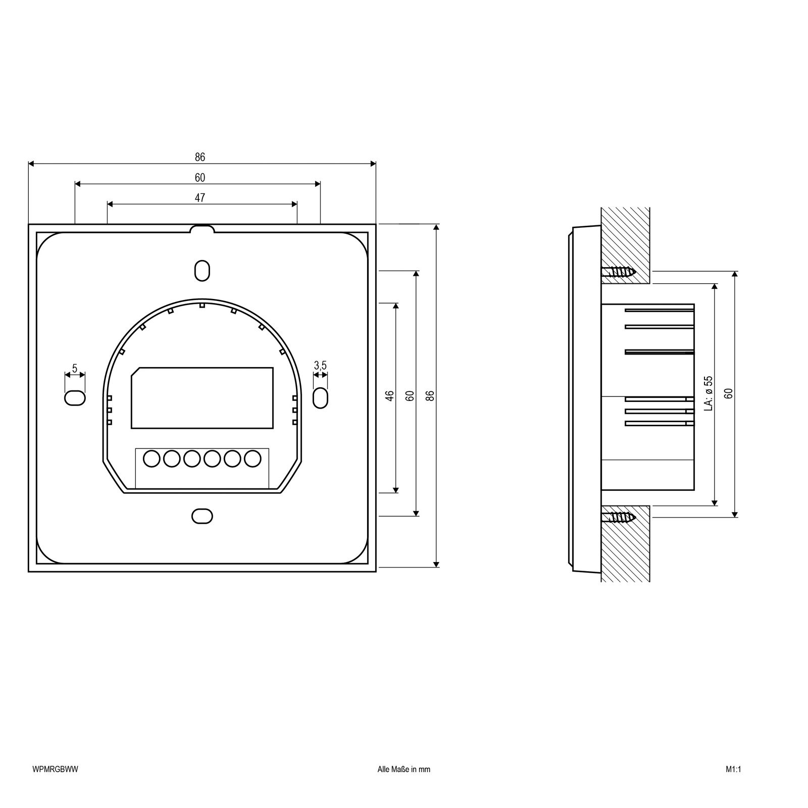 Controll-Panel IP20