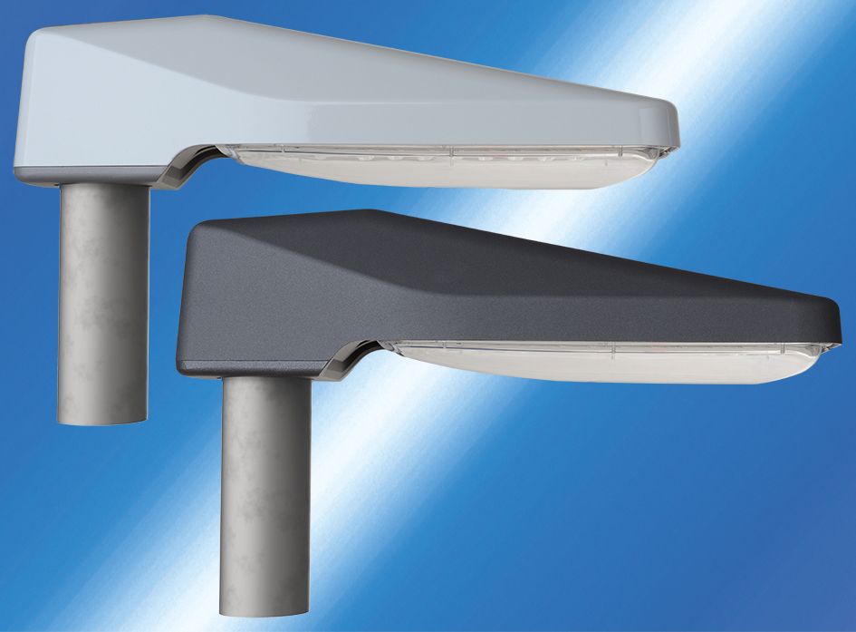 LED-Straßenleuchte 9 FILOS Aufs/Ans 1LED 42-76mm 4000K 5350lm gr EVG Kst Kst_tr