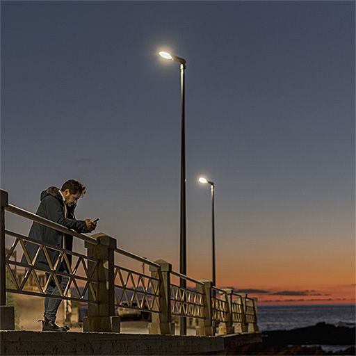 LED-Straßenleuchte 126W IsaroPro 4000K Aufs/Ans 60mm 18684lm anth elektr.Trafo