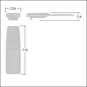 LED-Straßenleuchte 126W IsaroPro 4000K Aufs/Ans 60mm 18684lm anth elektr.Trafo