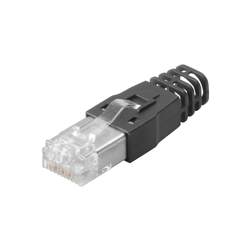 Modular-Stecker Cat6A RJ45 22-27AWG Feldkonf Schirm