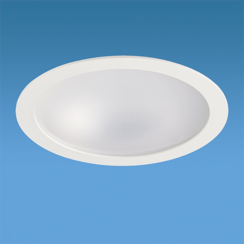 LED-Einbaustrahler 15W 3000K 1425lm Konv ws mt 1LED Alu IP44 RF:hochglänzend