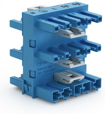 Verteilerblock PA 1Eing 5p 5Ausg 400V 25A Polyamid (PA) IP20 105°C