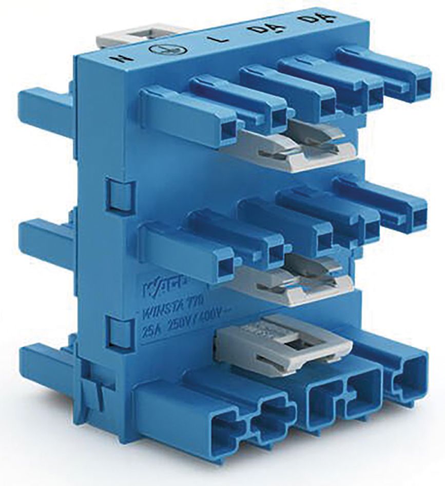 Verteilerblock PA 1Eing 5p 5Ausg 400V 25A Polyamid (PA) IP20 105°C