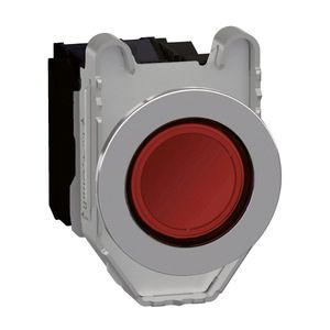 Drucktaster rt rnd Ø30,5mm 1S 1Ö IP66 fl Geeignet für Beleuchtung Tastend
