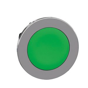 Drucktaster Front 1f gn Ø30,5mm rnd IP66 Tastend
