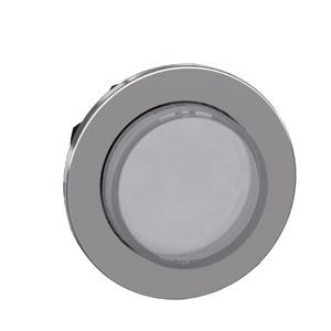Drucktaster Front 1f ws bel.b Ø30,5mm rnd Geeignet für Beleuchtung IP66