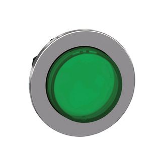 Drucktaster Front 1f gn bel.b Ø30,5mm rnd Geeignet für Beleuchtung IP66