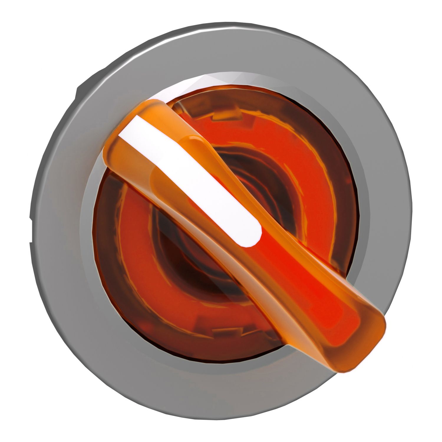 Knebelschalter 2stuf bel.b or rnd Ø30,5mm Geeignet für Beleuchtung Tastend