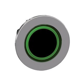 Drucktaster Front 1f gn bel.b Ø30,5mm rnd Geeignet für Beleuchtung IP66