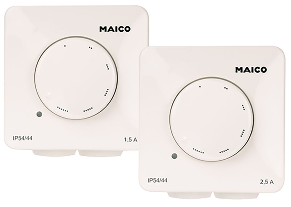 Drehzahlsteller REG gr 2,5A 230V IP30 RAL7035