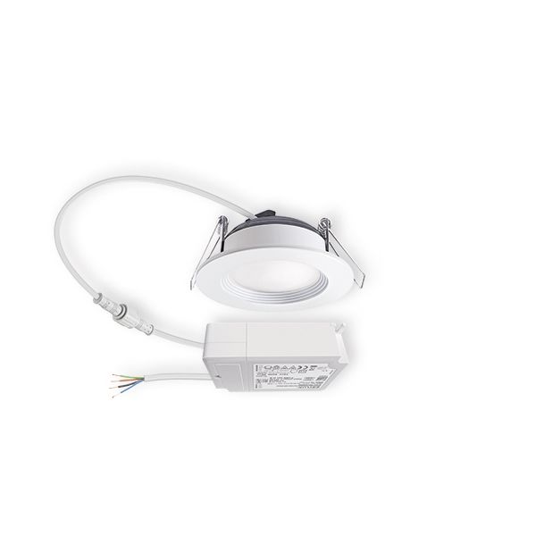 LED-Einbaustrahler 6,5W ELSA-2 3000K Alu 500lm Konv Dimmung DALI 1LED IP20 ws mt