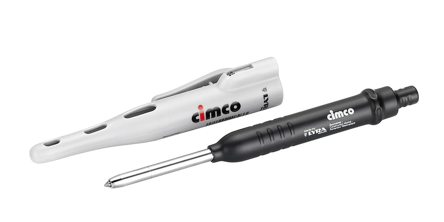 Tieflochmarker graphit L=160mm rundspitz