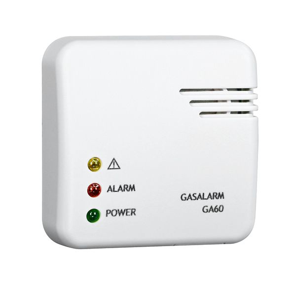 Gasmelder opt/akust 12V/DC ws Aufb Butan Erfasst Butan (C4H10)
