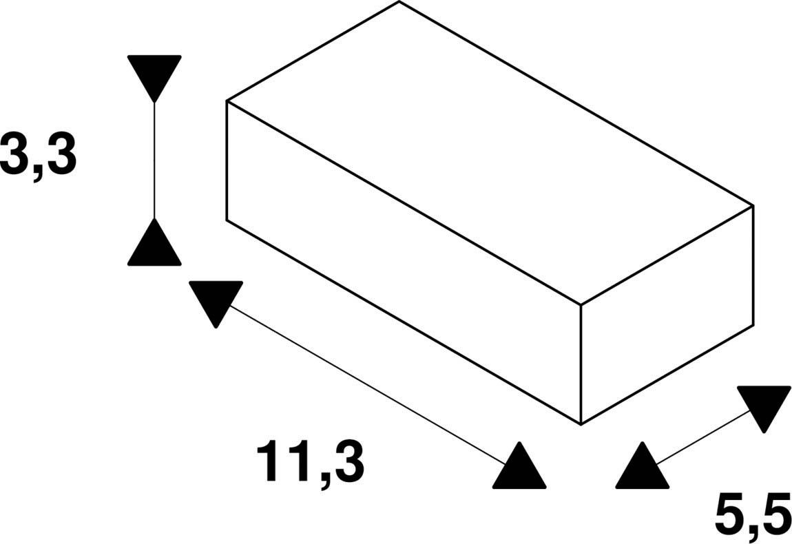 Leuchtenanschlussadapter sw 7p 113mm
