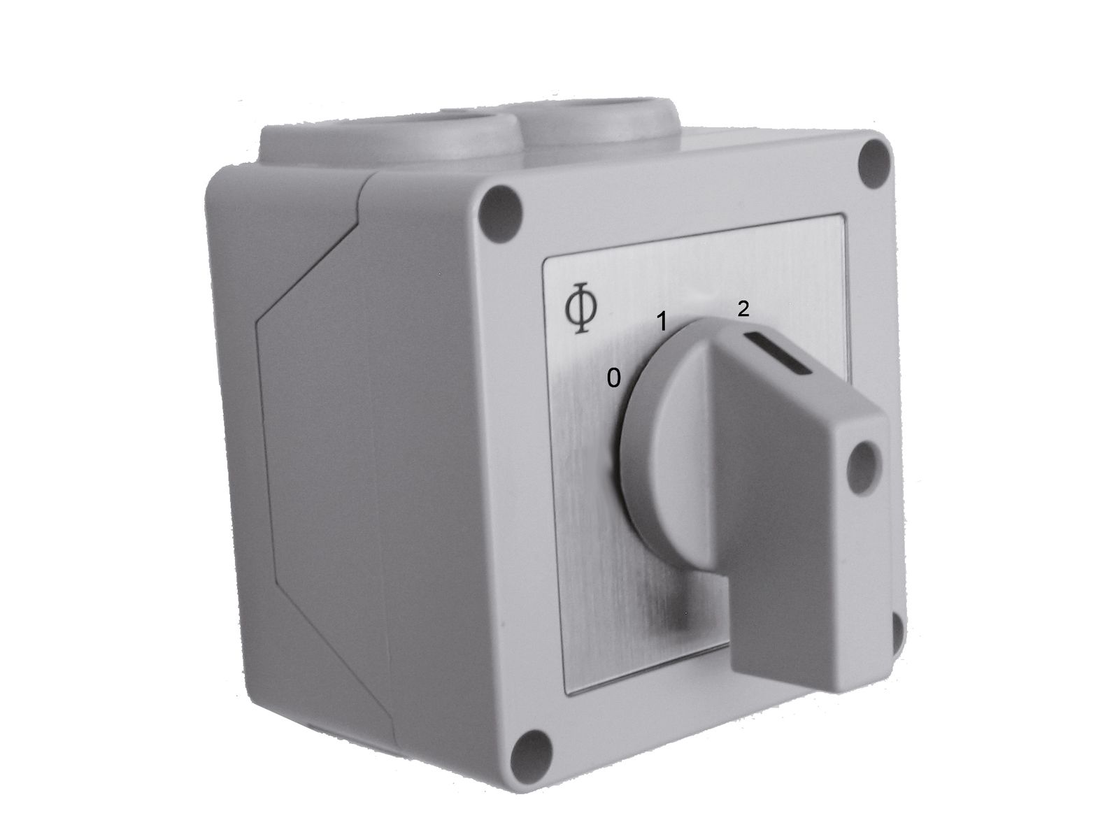 Dreistufen-Schalter AP 16A 0-1-2-3 IP42 Drehkn gr mt