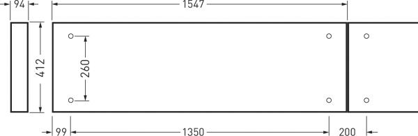 LED-Hallenleuchte 165W Actison Fit 4000K 1LED 20000lm sym Konv Dimmung DALI IP20