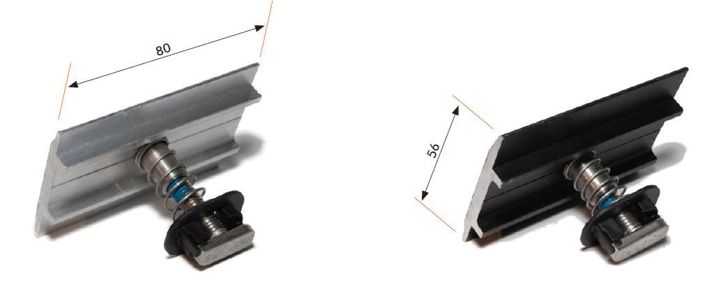 PV-Mittelklemme Alu 33-42mm