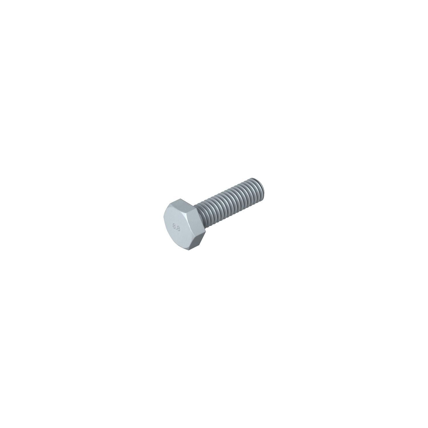 Sechskantschraube M6x20mm SW10 ST 8.8 SKT-Schr unbeh
