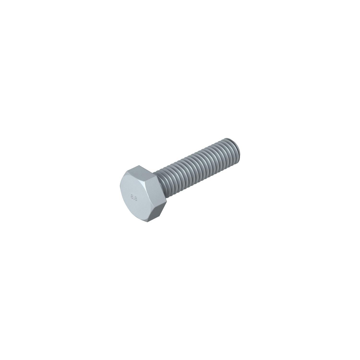 Sechskantschraube M8x30mm SW13 ST 8.8 SKT-Schr unbeh