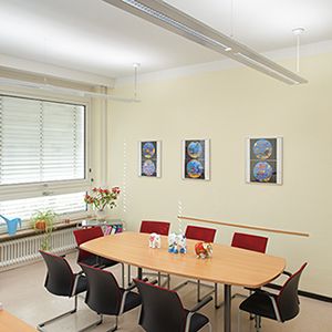 LED-Pendelleuchte 50W stail 4000K 6769lm alu 1LED LED nicht austauschbar sym IP20