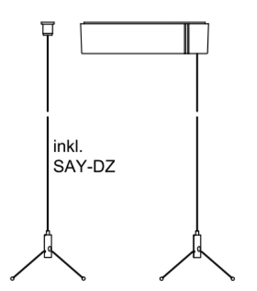 Seilabhängung si ST L1900mm B190mm