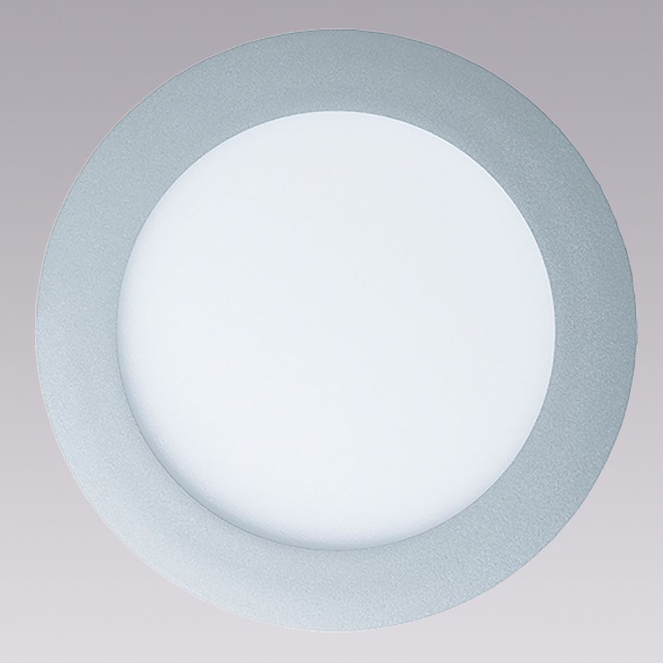 LED-Panel 0x0mm 15W 3000K 1500lm ti Konv titan IP20 Ø225x23mm