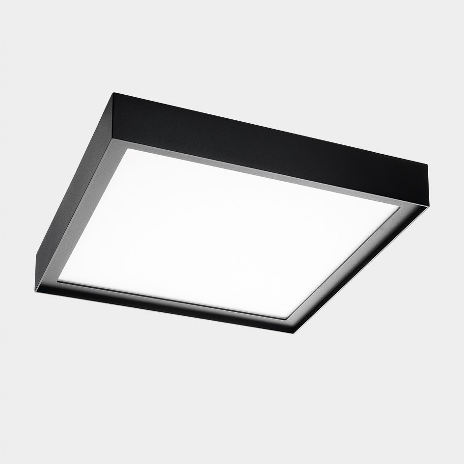 LED-Anbauleuchte DISC 22W 3000K 2020lm sw Konv IP20 283x283x55mm