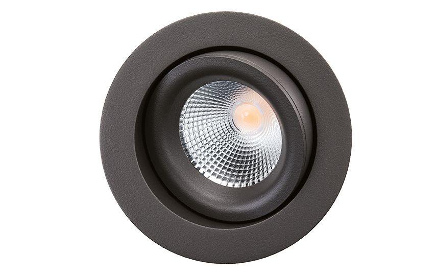LED-Einbaustrahler 7W Junistar Lux Konv IsoSafe 1LED 3000K 500lm Alu IP44 mt