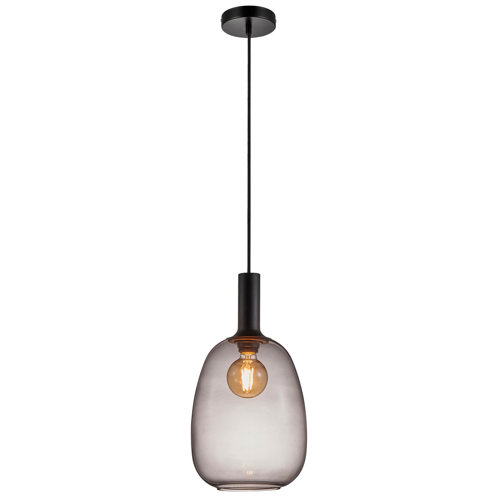 LED-Pendelleuchte 60W Alton23 sw E27 sym IP20 1LED LED austauschbar Ø230mm