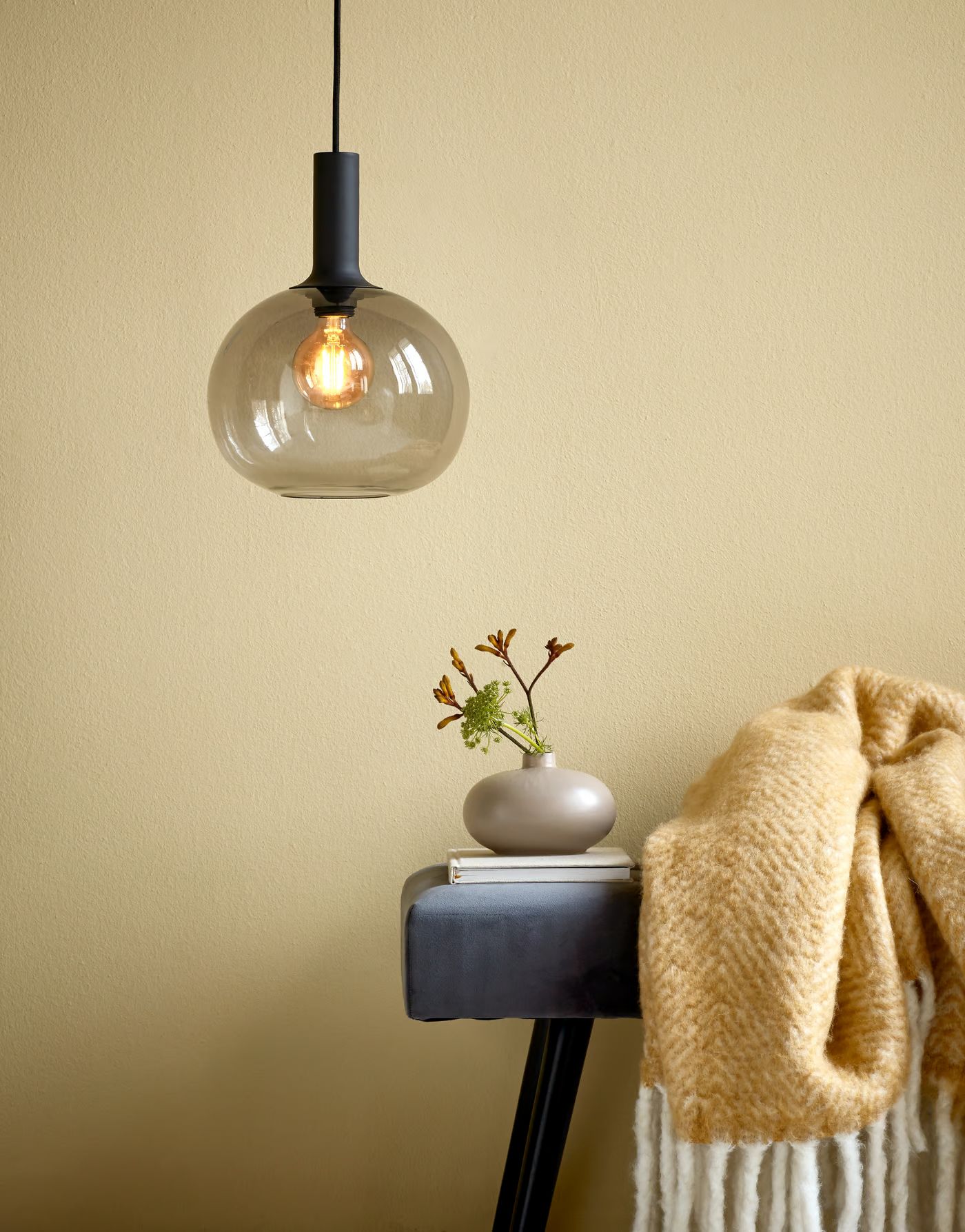 LED-Pendelleuchte 60W Alton25 sw E27 sym IP20 1LED LED austauschbar Ø250mm