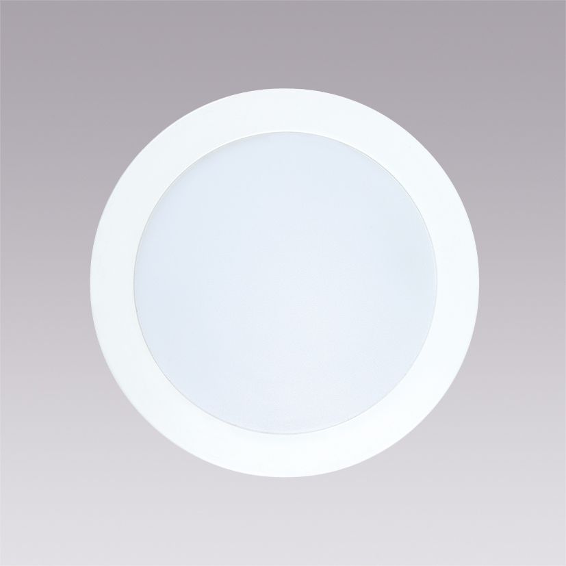LED-Panel 0x0mm 8W 3000K 650lm ws Konv IP44 Ø145x22mm