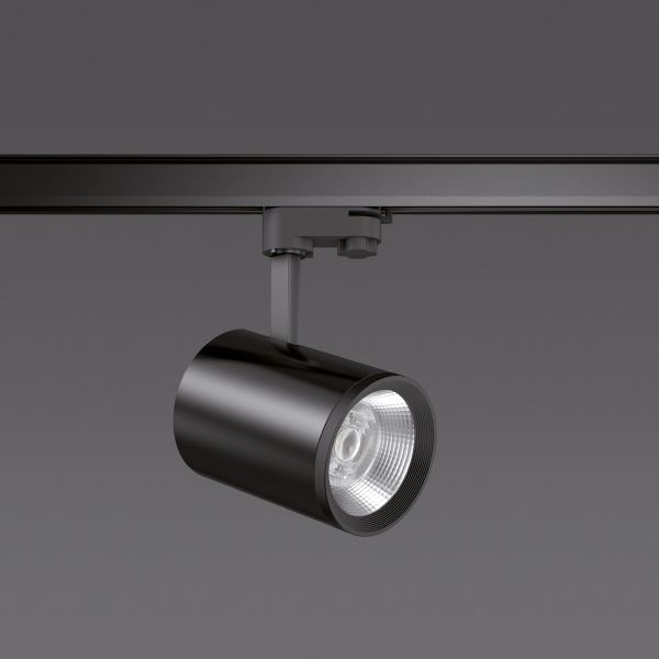 LED-Schienenstrahler 38W Calido 3000K sw 3500lm Konv 1LED Alu IP20 mt 3Ph