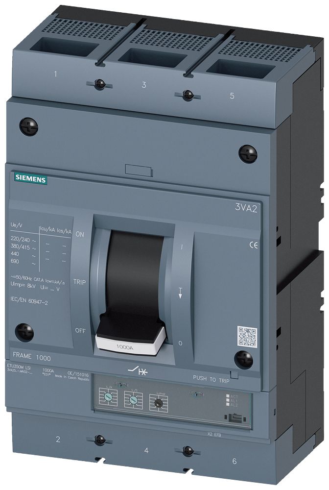 Leistungsschalter 630A 3p opt.Motorantr IP40 Motorantrieb optional Festeinbau