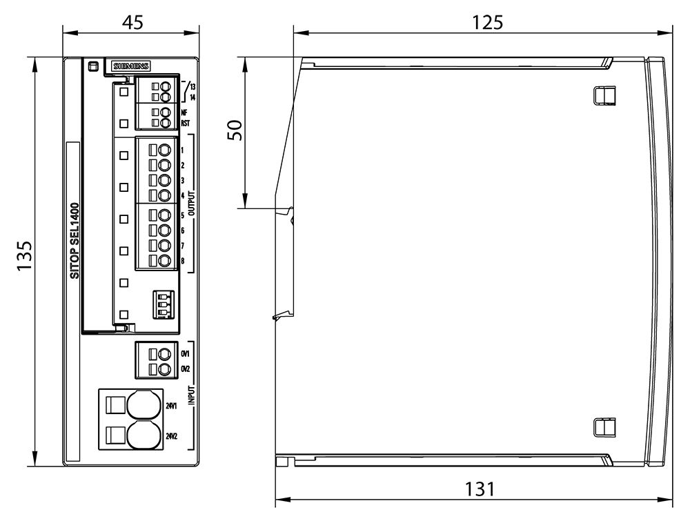 Stromwächter DC 2-10A max.Ansp=5s