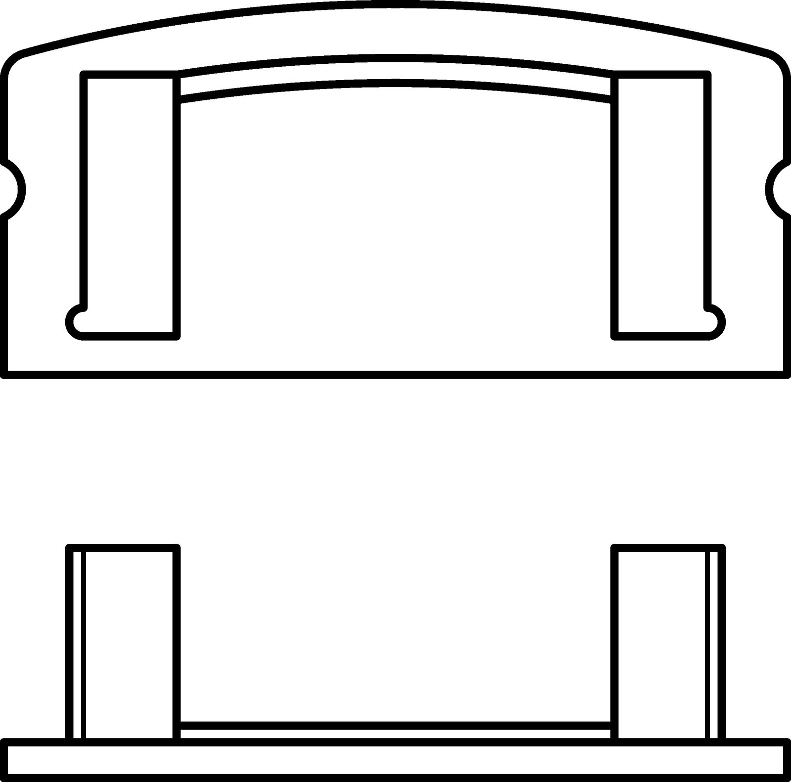 Endkappe ws Kst L6,4mm H8,3mm