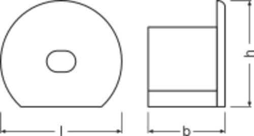 Endkappe ws Kst L11,5mm H15,6mm